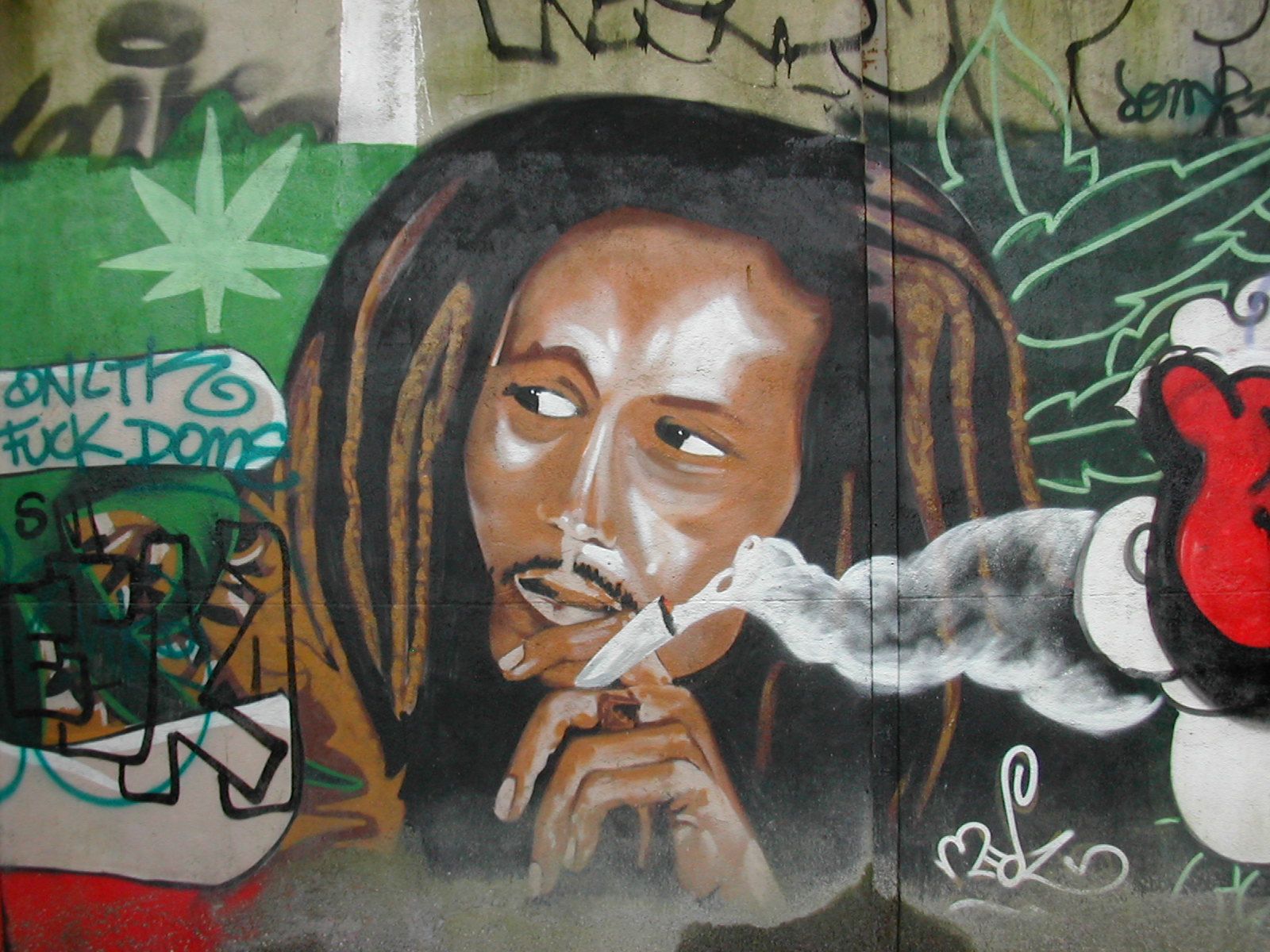 Graffiti+bob+marley